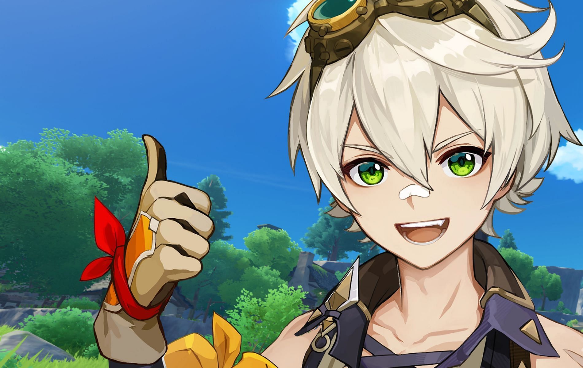 Bennet giving thumbs up